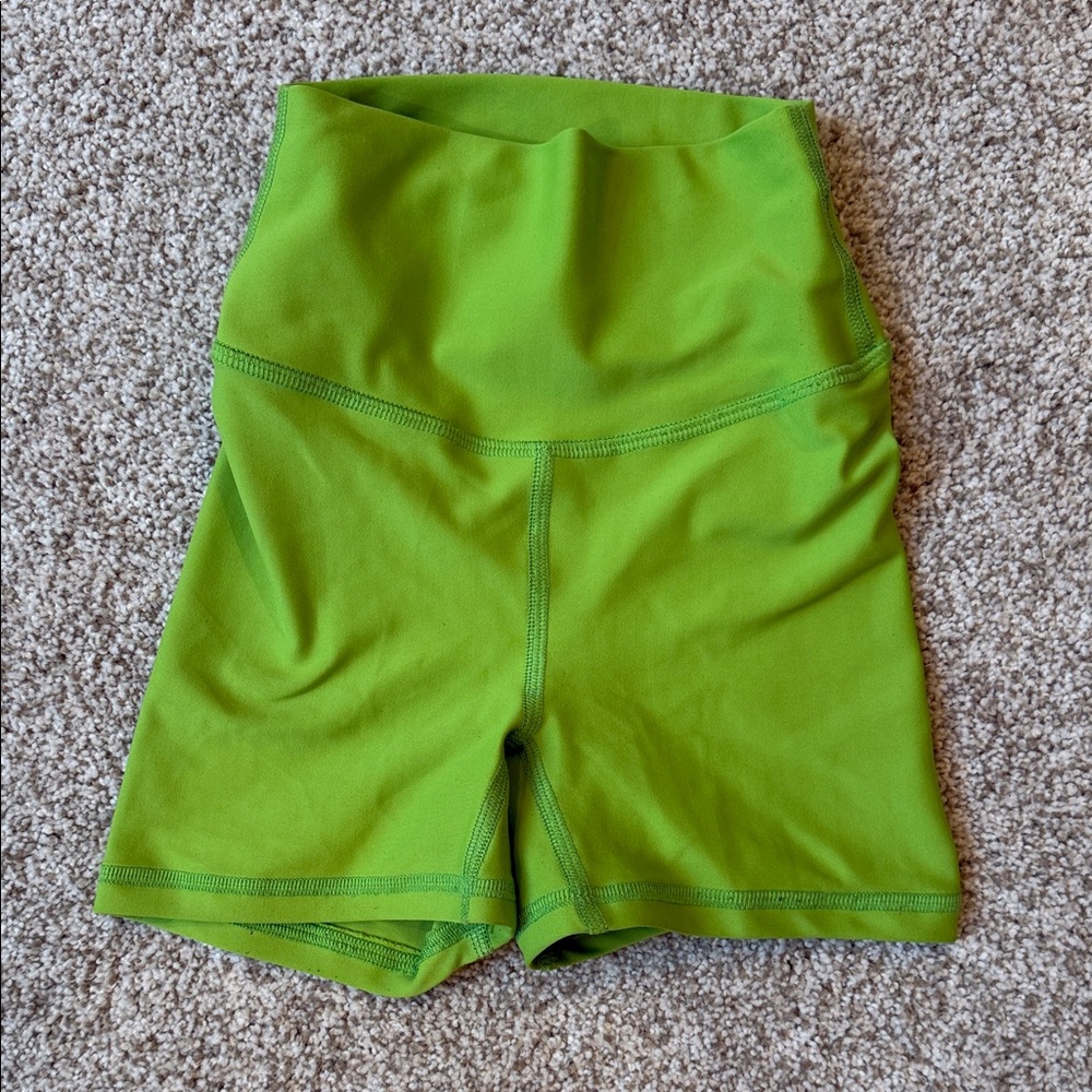 Five the label Vibrant Green Women's High-Waisted Shorts YXL